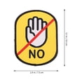 thumbnail image 3 of 3Pcs Dog Collar Stickers Custom Dog Stickers Pet Identification Beware Touch Patch Pet Leash Warning Sleeve Warning Tags, 3 of 8