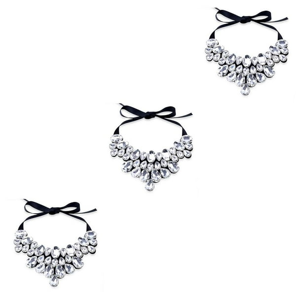 Minnieouse Collar de mujer, gargantillas, colgantes, Gargantilla para niñas, adorno para el cuello, accesorios para vestido de fiesta y banquete, Type1 NO1