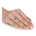 thumbnail image 4 of Bague Solitaire Topaze Bleue 1.60 Carat (ctw) en Or Blanc 10K, 4 of 4
