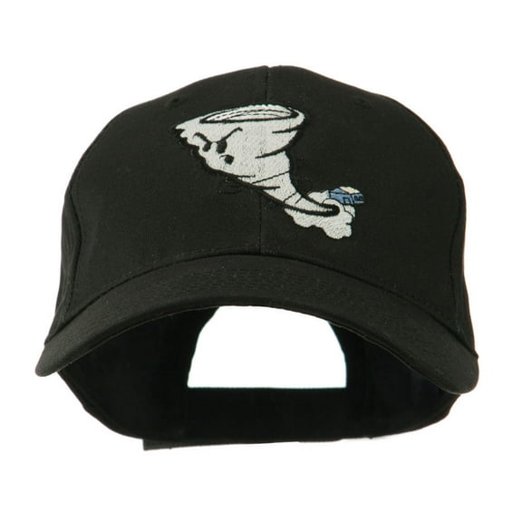 Tornado Mascot Embroidered Cap - Black OSFM