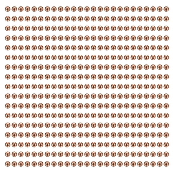 Uxcell 400 Pcs Bearing Balls, 0.8mm Diameter Precision Solid Copper Bearing Balls Pure Copper Ball Spheres for Machinery, Automotive, and DIY (T2 Copper)