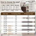 thumbnail image 3 of 24" x 96" Modern White Primed And 6-Lite Clear Glass Sliding Barn Door With Nickel Plated Installation Hardware Kit(No Assembly Required), 3 of 8