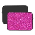 thumbnail image 3 of Bingfone Rose Red Glitter Laptop Sleeve Case 13 Inch, 360° Protective Computer Carrying Bag, 3 of 9