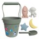 thumbnail image 2 of Juguete de playa para niños pequeños, Arenero de playa, cubos de arena plegables y palas, juego de juguetes de arena para niños, juguete de playa de arena E65D, 2 of 4
