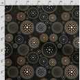 thumbnail image 3 of Soimoi Geometrical Print, Velvet Fabric, Decor Sewing Fabric by The Yard 54 Inch Wide,Decorative Fabric for Upholstery and Home Accents, Black With White, 3 of 5
