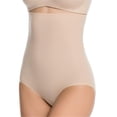 thumbnail image 3 of Bragas de mujer Calzoncillos sin costuras de cintura alta Braguita moldeadora de control de abdomen, Beige, S sidaley AP002528-06, 3 of 6