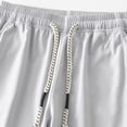 thumbnail image 3 of NIEWTR Mens Training Sweatpants Solid Tone Drawstring Waist Pockets Joggers Casual Sport Pants Lightweight Breathable Trousers(A-Light Gray,7XL), 3 of 7