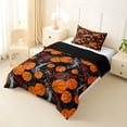 thumbnail image 3 of Erosebridal Teens Basketball Gaming Twin Comforter Sets 3-Piece,Sport Gamer Bedding Set for Kids Boys Girls,Black Reversible,Ultra Soft Home Decor, 3 of 6