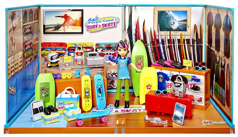 MiWorld Pacific Coast Surf & Skate Shop Playset - Walmart.com MiWorld Pacific Coast Surf & Skate Shop Playset - Walmart.com
