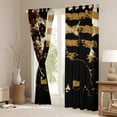 thumbnail image 3 of Manfei Jungle Wildlife Bear Black Out Curtains, Rustic Farmhouse Animal Curtains Pack of 2 (42x63 Each), Teen Adult Man Bedroom Curtains, Black Out Curtains Home Decor, 3 of 6