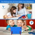 thumbnail image 6 of TECH CIRCLE Kids Friendly Case for Samsung Galaxy Tab A8 10.5-inch (2022) X200 X205 X207,Shockproof Rubber Rugged Protective Cover Kickstand Hybrid Hard Case,Blue/Red, 6 of 7