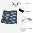 thumbnail image 3 of Pofeuu Submarine With Periscope Print Men’s Boxer Briefs, Moisture-Wicking Underwear, Regular,Trunk-Medium, 3 of 5