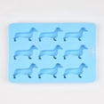 thumbnail image 1 of Bandeja de silicona for cubitos de hielo de animales de dibujos animados, molde for hacer hielo con forma de perro de fácil liberación, 1 of 2