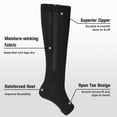 thumbnail image 4 of 3 Pairs Medical Sport Compression Socks - 15-20mmhg Graduated Knee-High Support for Men & Women, Ideal for Soccer, Running, and Nurses, 4 of 6