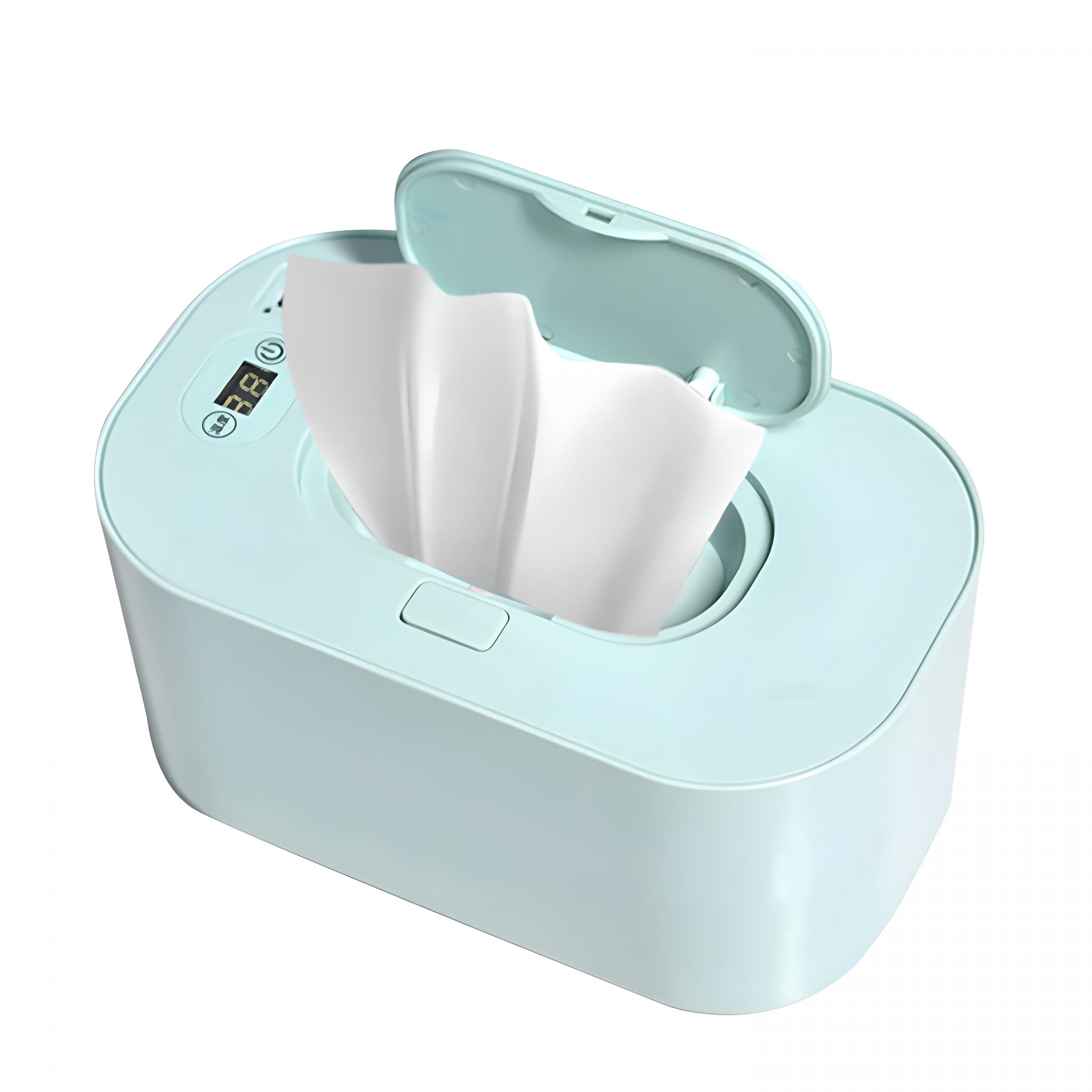 HIBIBUD Wet Wipes Heater,Temperature Adjustable Digital Display Top Heating Lock Large Capacity Baby Wipe Warmer Baby Diaper Wipes Dispenser(Constant Temperature)