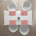 thumbnail image 6 of DouZhe Polyester Placemats Set of 4, Cute Love Decoration Pattern Heat Resistant Place Mats for Dining Table, 12" x 18", 6 of 7