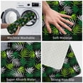 thumbnail image 3 of Sikiie Tropical Leaves1 Print Flannel Anti-slip Floor Mat 16x24in, Thickened Dustproof Entrance Door Mat Floor Mat for Kitchen, Bathroom, Laundry Room, 3 of 7