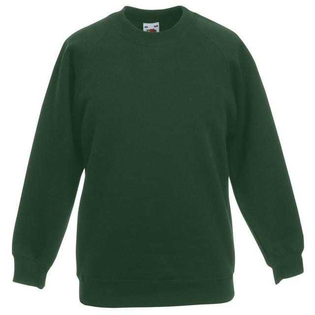 Fruit Of The Loom Chandail Molletonné à Manches Raglan pour Enfants