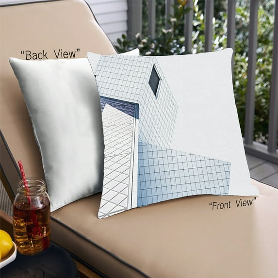 Ahgly Company State Ohio Outdoor Throw Pillow, 18 inch by 18 inch