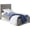 Driftwood Gray, variant on Pemberley Row Solid Wood Barnwood Platform Bed Rectangular Durable 57.75"W x 80.5"D Unassembled