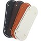thumbnail image 1 of PU Leather Bottom Shaper for Bag, 4 Pcs Crochet Bottom Shapers with Holes, Oval Knitted Bottom Shaper 30x10cm/12x4 Inch for Handbags Shou, 1 of 5