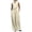 Beige, variant on Idoravan womens 2 piece outfits going out Ladies' Summer Solid Color Fashionable Casual Temperament Elegant Short Top Long Pants Set Two-piece Set