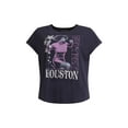 thumbnail image 5 of Terra & Sky Women's Plus Size Whitney Houston Graphic Tee with Short Sleeves, Sizes 0X-5X, 5 of 5