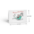 thumbnail image 2 of Merry Christmas Themed Notecards - 4.25" x 5.5" - 10 Christmas Note Cards Per Pack - 14318, 2 of 4