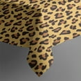 thumbnail image 3 of Yellow and Brown Of Cheetah Print Rectangle Tablecloth 60"x84",Waterproof Polyester Rectangle Table Cloth, Wipeable Spillproof Polyester Tablecloth for Dining, Camping, Indoor and Outdoor, 3 of 5