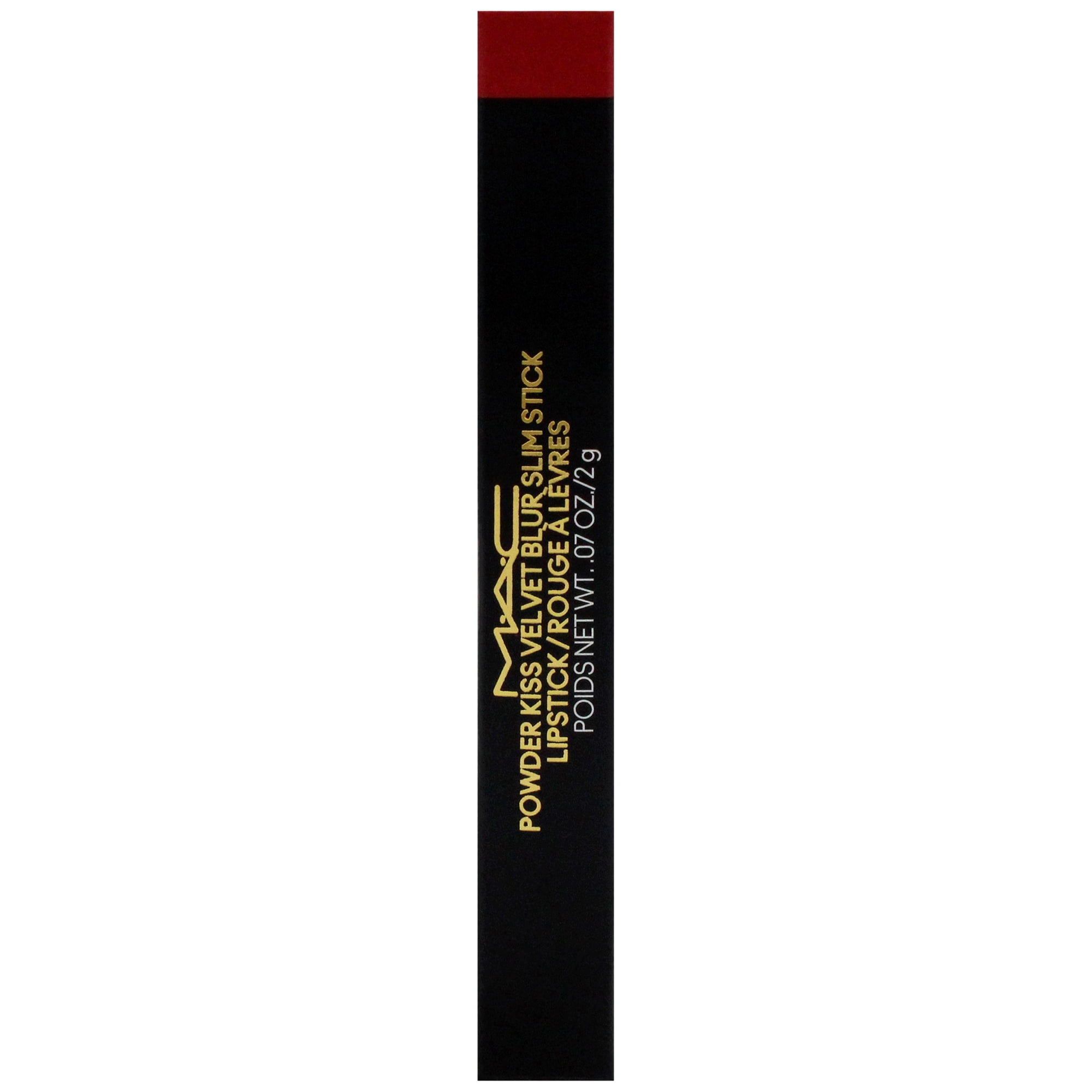 MAC Powder Kiss Velvet Blur Slim Stick - 889 Ruby New , 0.07 oz Lipstick