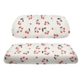 thumbnail image 2 of Pzuqiu Cute Cherry Golf Cart Seat Cover Set - 2-Piece Stretchable Washable Protector | Fits Most 2-Seater Ezgo, Club Car & Yamaha Carts | All-Weather Golf Accessories, 2 of 9