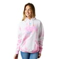 thumbnail image 2 of Hello Kitty & Friends Circle Of Friends Women's Pink Cloud Wash Long Sleeve Hooded Sweatshirt-XXL, 2 of 7