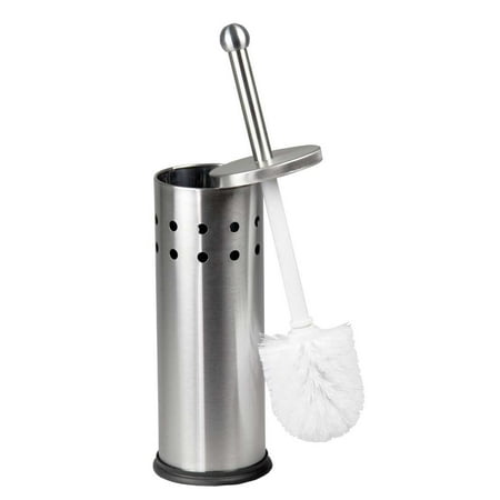 Home Basics Stainless Steel Toilet Brush & Holder