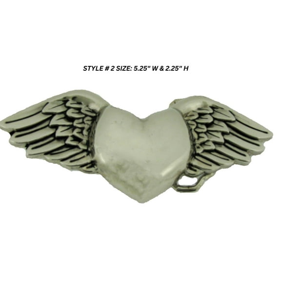 Love Heart Shape Belt Buckle Unisex Heart broken fashion New Style Men Western Rodeo Cowboy Cowgirl Silver Chrome