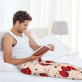thumbnail image 5 of Fuzoiu Red Ladybug Print Men's Pajama Pants,Lounge Pants for Men,Lounge PJ Bottoms,Sleepwear Pants with Drawstring Pockets -X-Large, 5 of 6