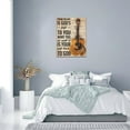 thumbnail image 6 of Vintage Guitar Bedroom Wall Art Music Notes Pictures Guitar Inspirational Quotes Canvas Painting Retro Music Decor Guitar Framed Artwork for Music Studio Bedroom Dormitory 12"x16", 6 of 6