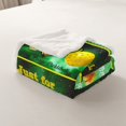 thumbnail image 4 of Erosebridal Pickleball Patchwork Fleece Blanket, Green Fuzzy Blanket Throw, Microfiber, 90x90, 4 of 6