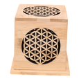 thumbnail image 4 of Caja quemadora de incienso de bambú, colección de adornos, soporte para incienso para meditación y spa Estilo A, 4 of 9