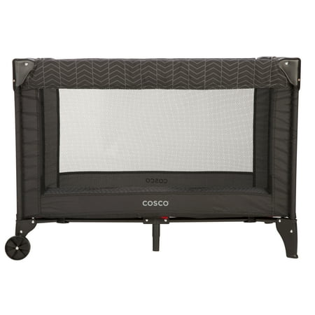 Cosco Deluxe Funsport Portable Compact Play Yard, Black Arrows