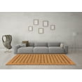 thumbnail image 3 of Ahgly Company Indoor Rectangle Abstract Brown Modern Area Rugs, 2' x 5', 3 of 4