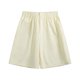 thumbnail image 1 of pstuiky Pantalones cortos de gimnasio para hombre, Pantalones cortos de playa holgados para hombre, de color liso, informales, a la moda, con bolsillos, botones y cremallera, 1 of 5