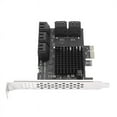 thumbnail image 2 of 10 Port SATA 3.0 to PCIe X1 Expansion Card PCI SATA Adapter, 2 of 5