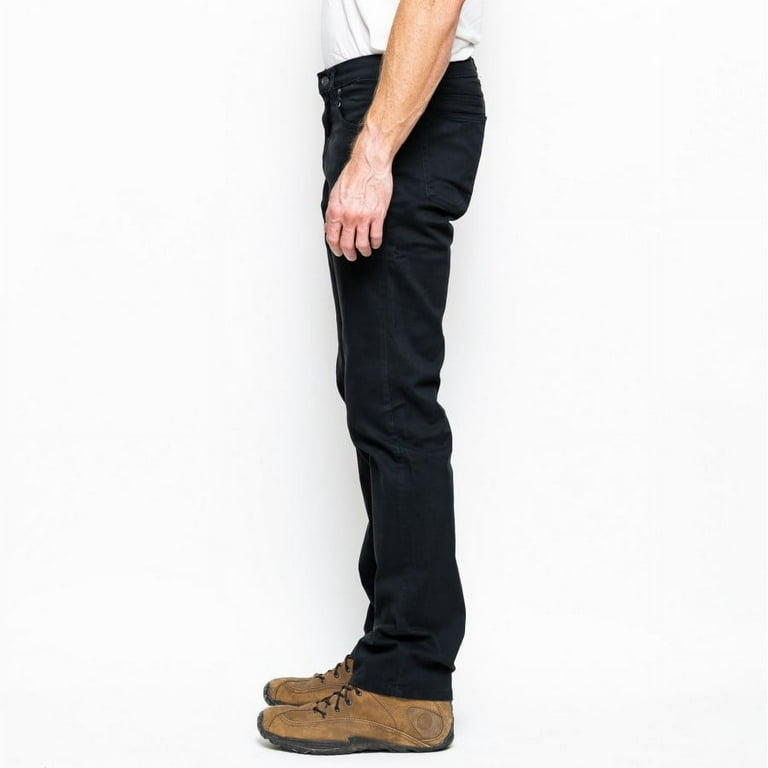 FULL BLUE 5 Pocket Twill Pants, Regular Fit, Performance Stretch, Black,  42x34