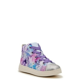 【K-girls】 Kelly & Katie Youth Girls' Sparkly Chain High-Top Sneaker