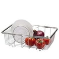 thumbnail image 1 of kaileyouxiangongsi Adjustable Over Sink Dish Drying Rack Stainless Steel Dish Drainer, On Counter or In Sink Dish Rack, Deep and Large- Rustproof, 1 of 10
