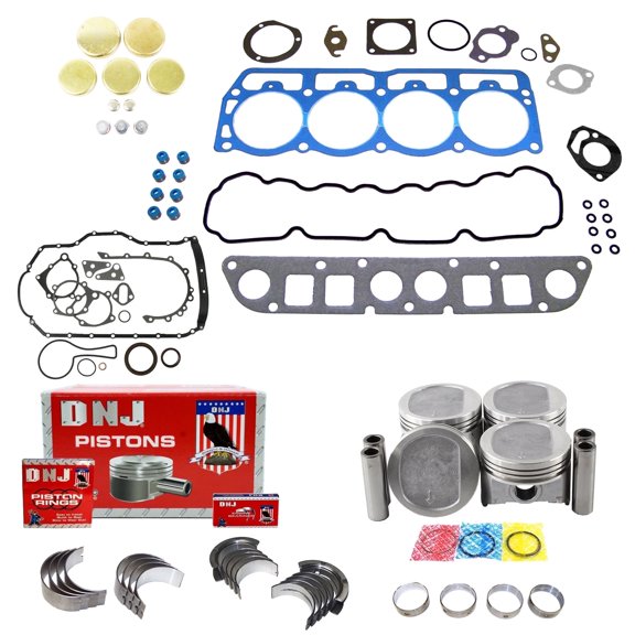 DNJ EK1121A Engine Rebuild Kit Fits Cars & Trucks 1994-1995 Jeep Cherokee Wrangler 2.5L OHV L4 8V 150cid VIN P