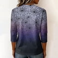 thumbnail image 5 of Trgacdwlo Retro Ghost Halloween Pumpkin Womens Halloween Shirts V Neck Womens Tops 3/4 Sleeve Ghost Graphic Spooky Fall Pullover Tops, 5 of 5