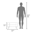thumbnail image 6 of FM FURNITURE Bouse Coffee Table with Open Storage Wengue, 6 of 6