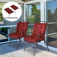 thumbnail image 2 of Outsunny Ensemble de 2 Coussins de Chaise de Jardin Coussin d'Assise Confortable avec Dossier, 2 of 10
