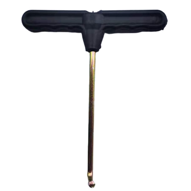 Extractor de resortes de trampolín profesional, herramienta esencial de hierro que ahorra mano de obra, extractor de trampolín con gancho en T para acampar